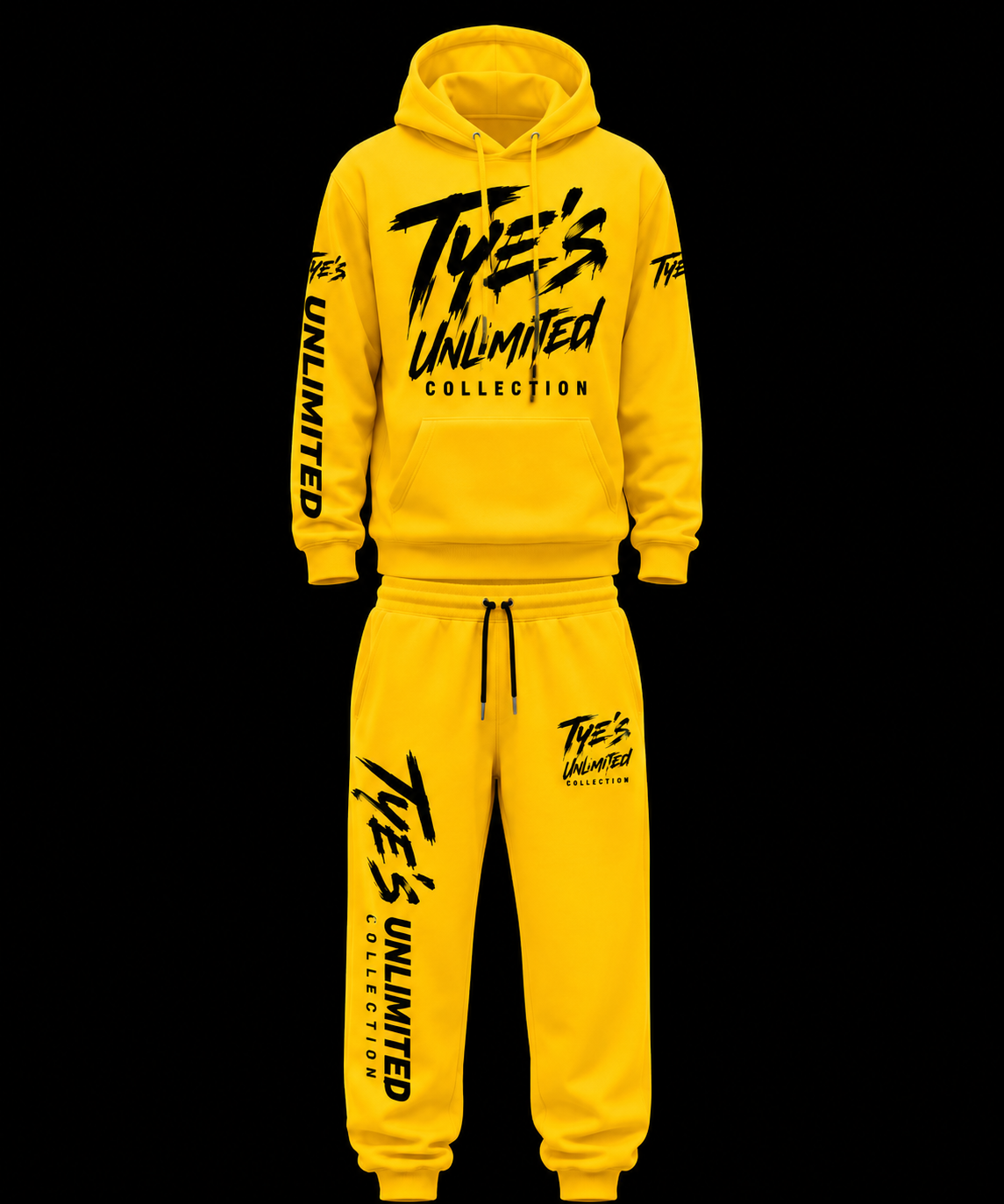 Bright Neon Yellow SweatSuits